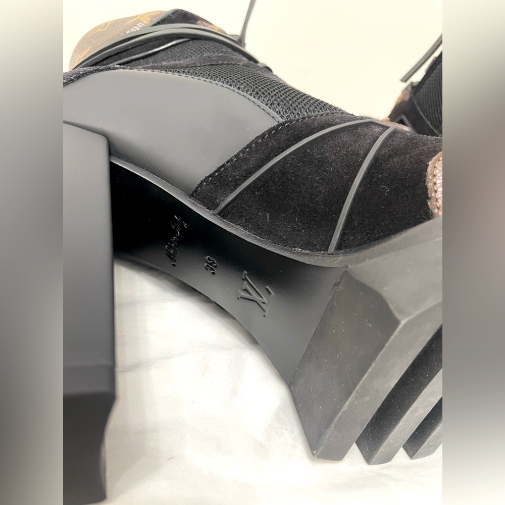 New Louis Vuitton Monogram High Heel Star Trail Boots - Picture 5 of 8